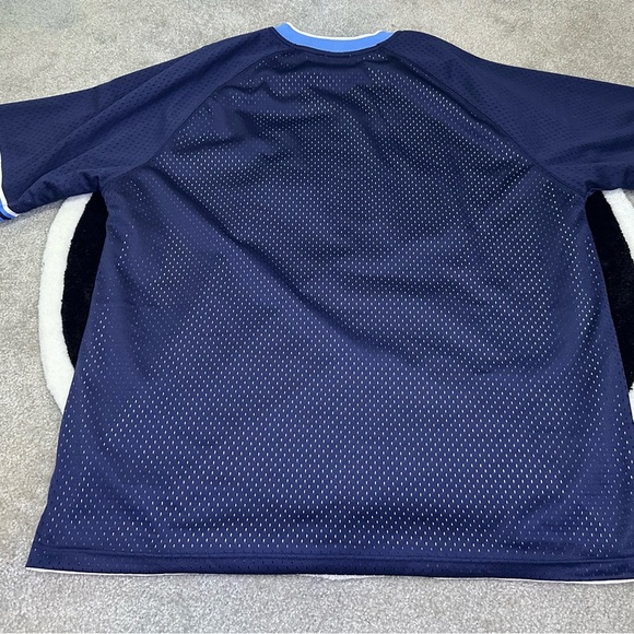 STARTER Navy Blue Jersey with White Accents - Picture 2 of 6